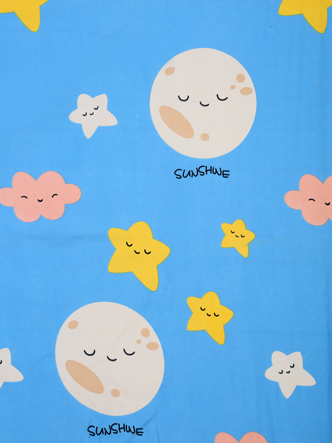 Hosta Homes Sun Shine Multicolored Kids Bed Sheet With Pillow Cover image 2