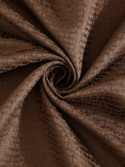 SELF TEXTURED BLACKOUT LONG DOOR CURTAIN PACK OF 1 BY HOSTA HOMES image 3