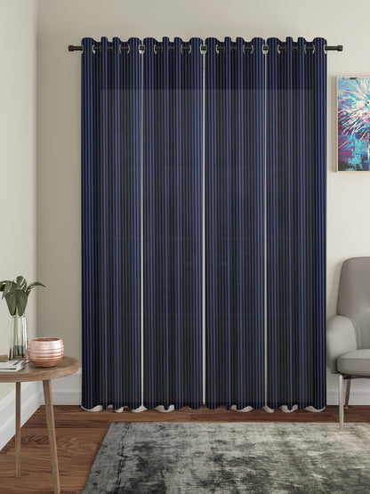Geometric Design Door Curtain Pack of 4 image 0