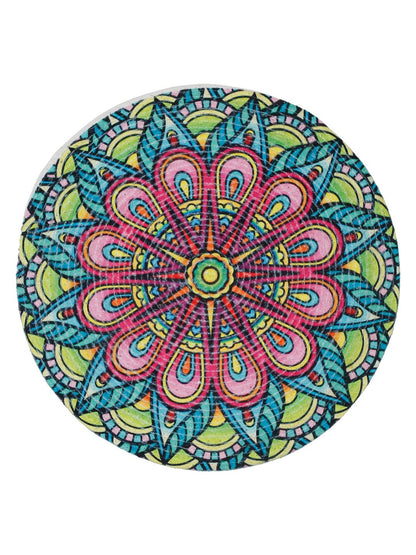 Pink & Green Printed Pure Cotton Table Placemats image 1