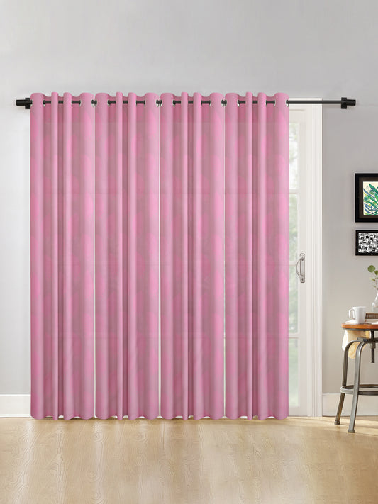 Floral Design XL Door Curtain Pack of 4 image 0