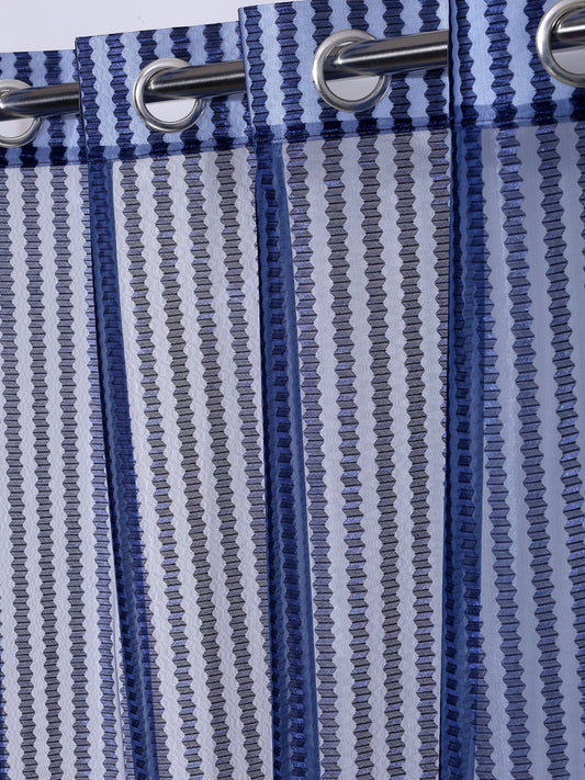 Floral Design Door Curtain Pack of 3 image 2