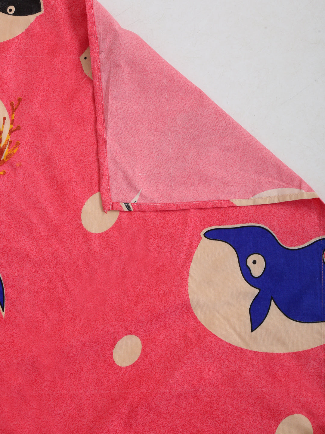 Hosta Homes Dancing Whales Multicolored Kids Bed Sheet With Pillow Cover image 4