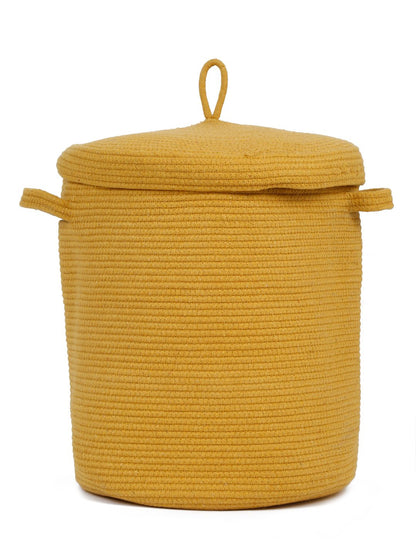 PURE COTTON CARTOON FACE HAND WOVEN LAUNDRY HAMPER WITH COVER BY HOSTA HOMES image 5