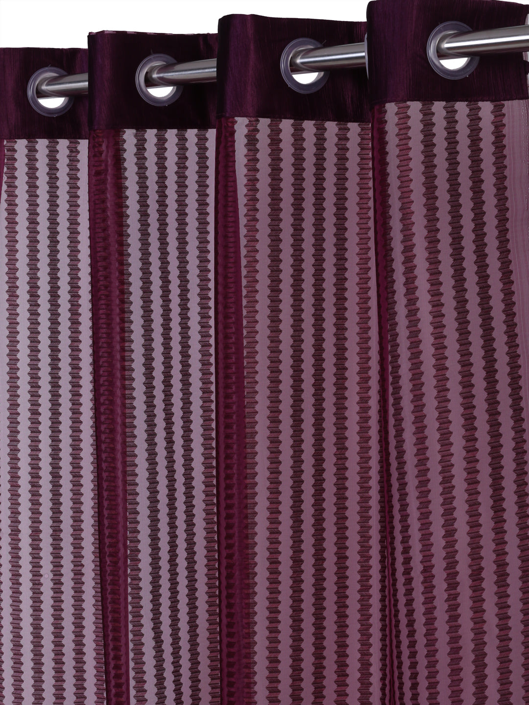 Geometric Design Door Curtain Pack of 2 image 1