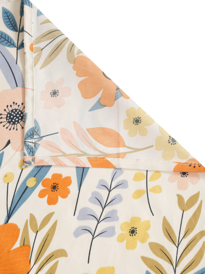 280 TC FLORAL DESIGN MULTICOLOR SINGLE SIZE BED SHEET WITH 1 PILLOW COVER BY HOSTA HOMES image 3