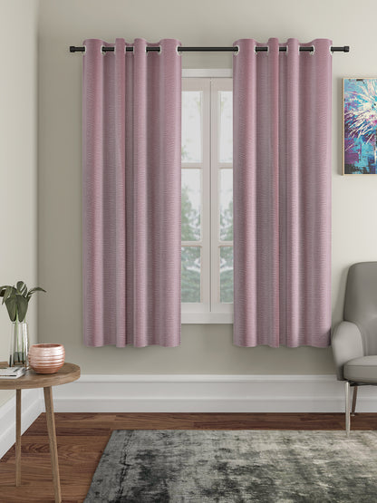 SELF TEXTURED BLACKOUT WINDOW CURTAIN PACK OF 2 BY HOSTA HOMES image 0