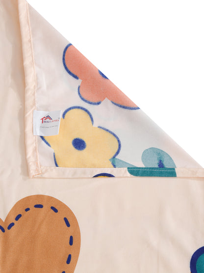 Hosta Homes Have A Good Day Printed Kids Bed Sheet With 2 Pillow Covers  image 5