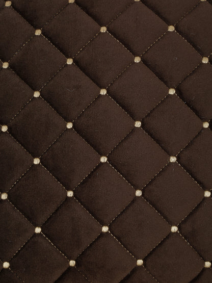 SOFT QUILTED VELVET FRILLED CUSHION COVERS image 2