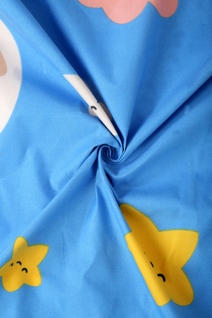 Hosta Homes Sun Shine Multicolored Kids Bed Sheet With Pillow Cover image 3