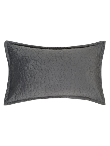 ULTRASONIC Poly velvet Geometric Pillow Covers (Pack of 2) by Hosta Homes image 2
