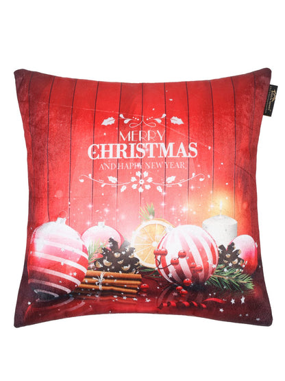 Soft velvet , Abstract Red & White  ,pack of 5 , zipper image 2