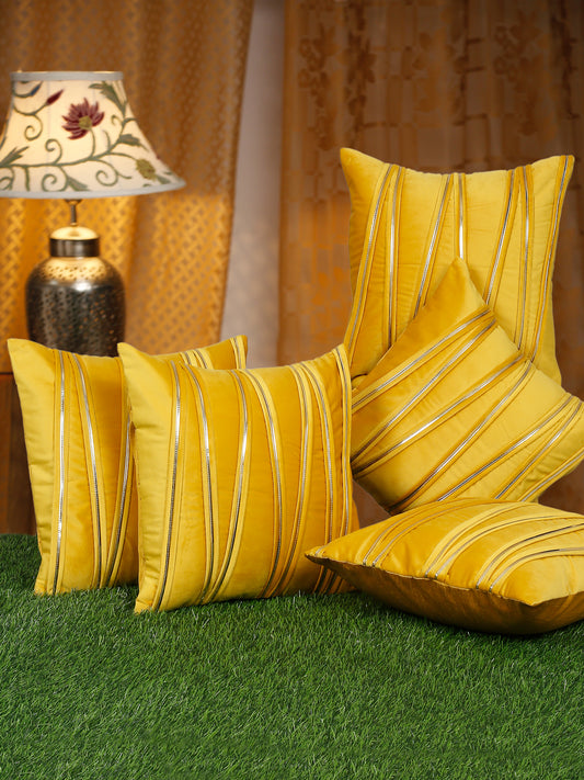 SOFT VELVET LINED PATTERN CUSHION COVERS image 0