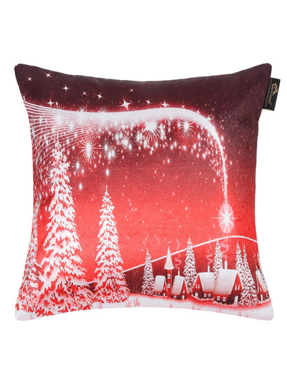 Soft velvet , Abstract Red & White  ,pack of 5 , zipper image 4