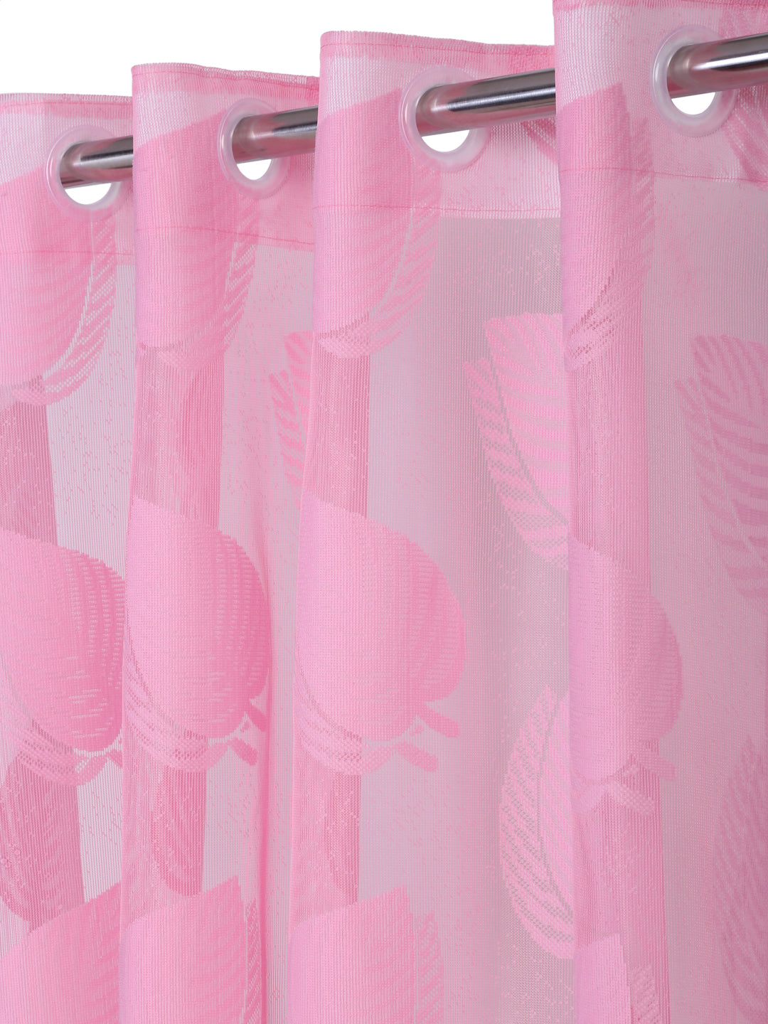 Floral Design Door Curtain Pack of 2 image 1