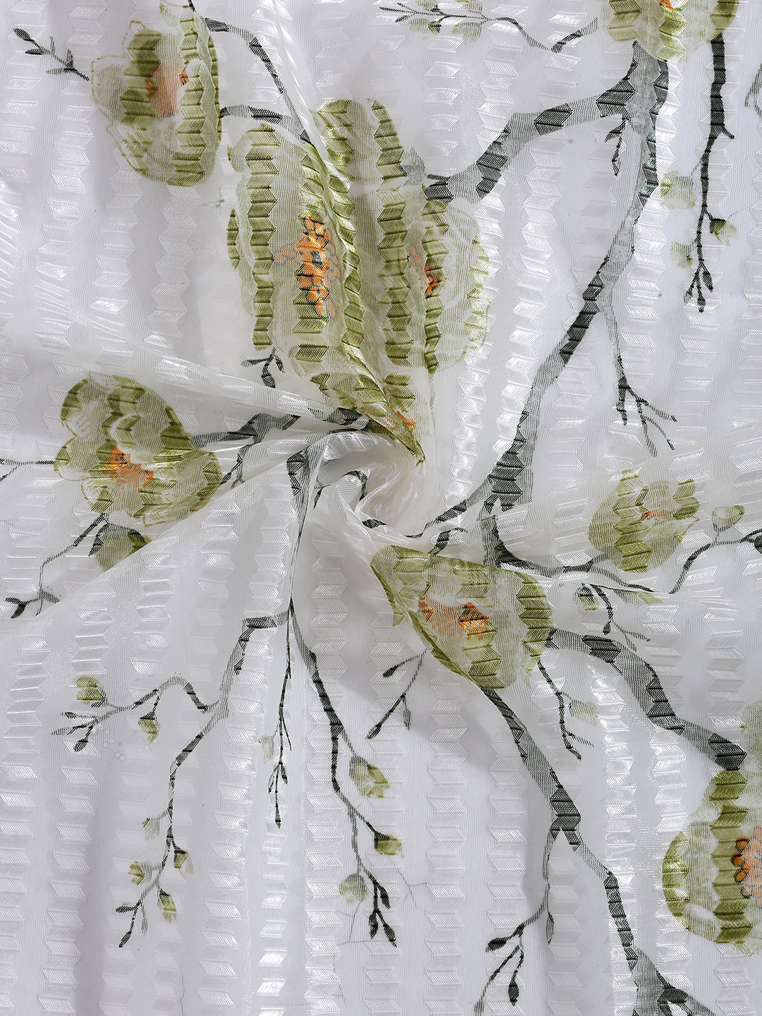 Floral Design Door Curtain Pack of 3 image 5