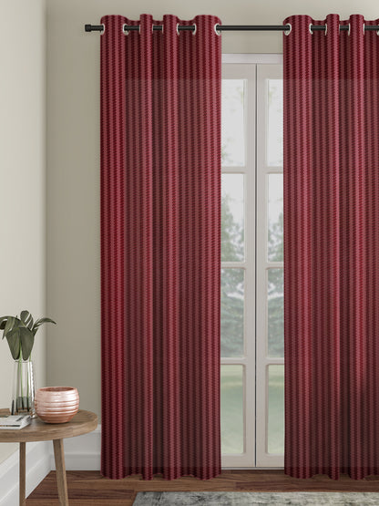 Geometric Design Door Curtain Pack of 1 image 0