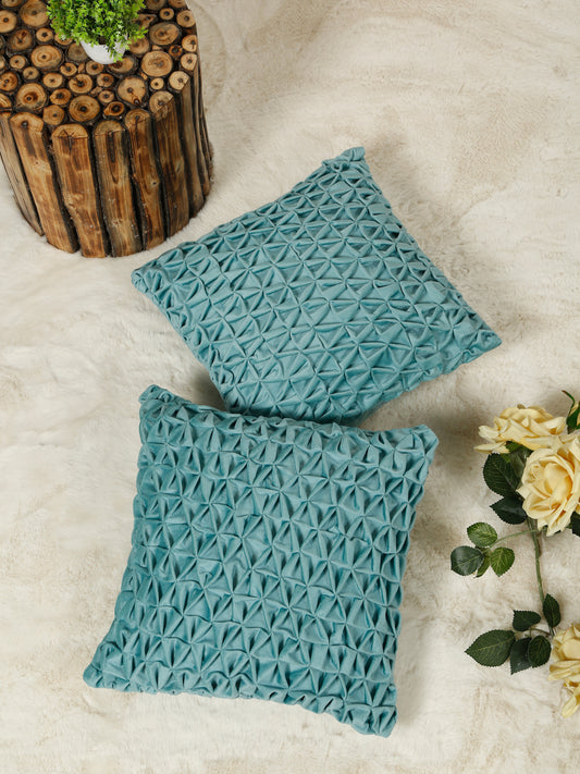 SOFT VELVET HAND CRATFED CUSHION COVERS ( 16 X 16 INCH )