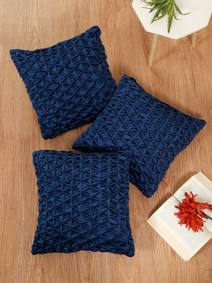 SOFT VELVET HAND CRATFED CUSHION COVERS ( 16 X 16 INCH )
