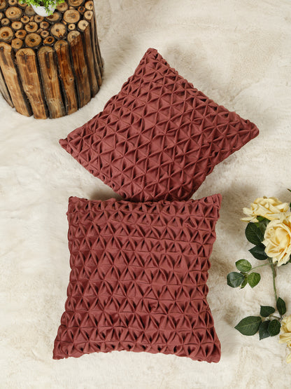 SOFT VELVET HAND CRATFED CUSHION COVERS ( 16 X 16 INCH )