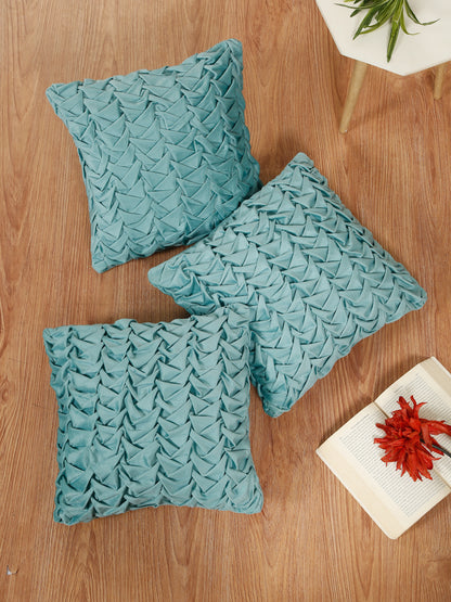 SOFT VELVET HAND CRATFED CUSHION COVERS ( 16 X 16 INCH )
