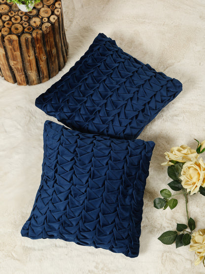 SOFT VELVET HAND CRATFED CUSHION COVERS ( 16 X 16 INCH )