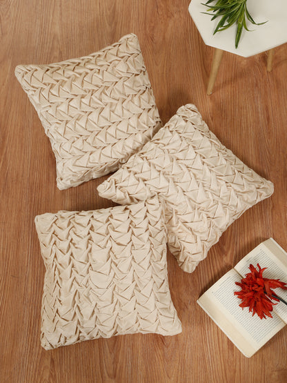 SOFT VELVET HAND CRATFED CUSHION COVERS ( 16 X 16 INCH )