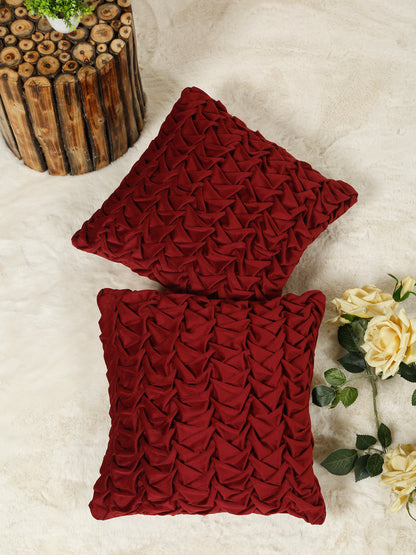 SOFT VELVET HAND CRATFED CUSHION COVERS ( 16 X 16 INCH )
