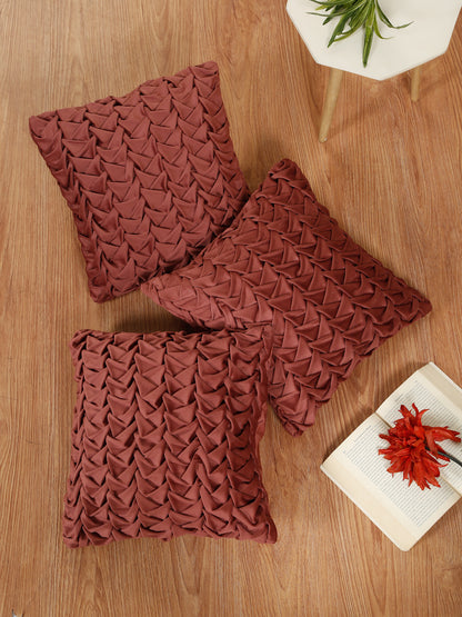 SOFT VELVET HAND CRATFED CUSHION COVERS ( 16 X 16 INCH )