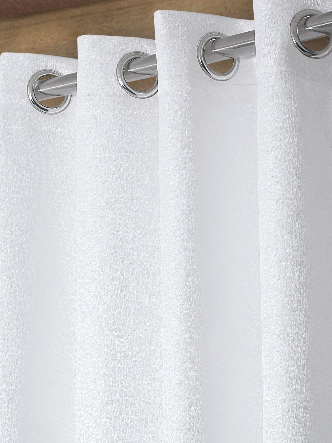 Self Design Polyester Blackout Curtains  (PACK OF 1)