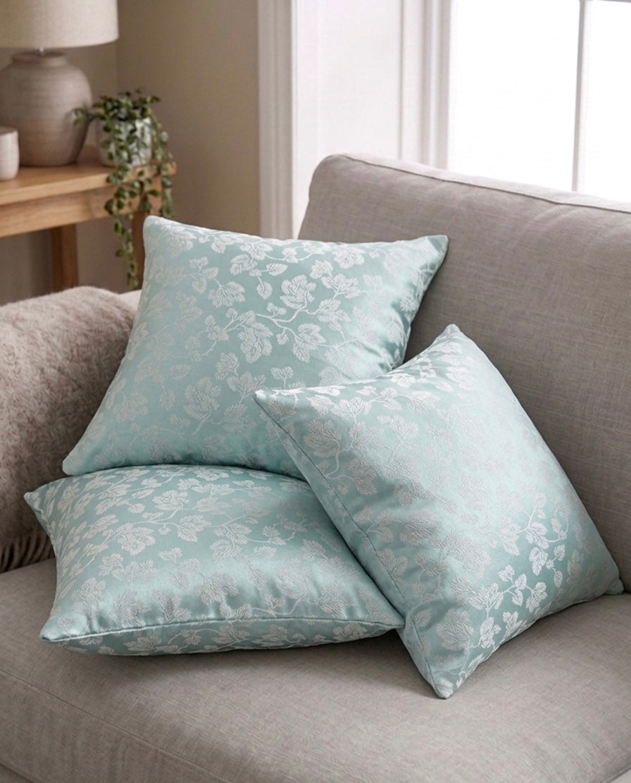 Self Design Jacquard Polyester cushion coverS ( 16 X 16 :: 24 X 24 INCH )