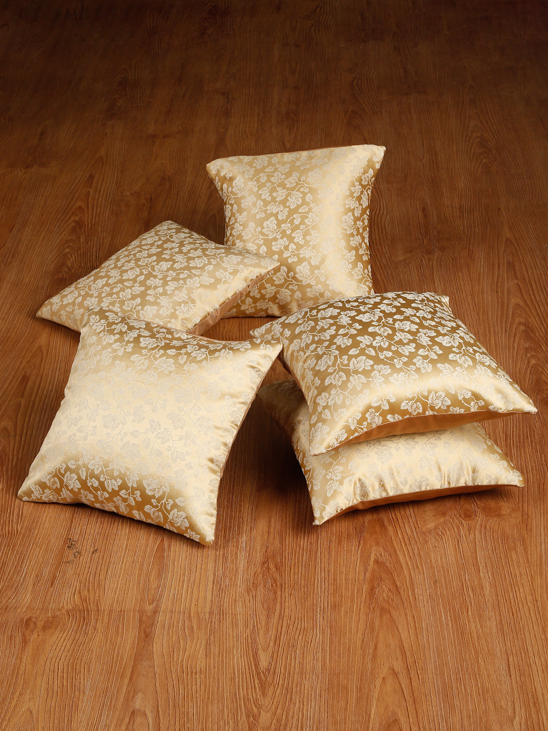 Self Design Jacquard Polyester cushion coverS ( 16 X 16 :: 24 X 24 INCH )