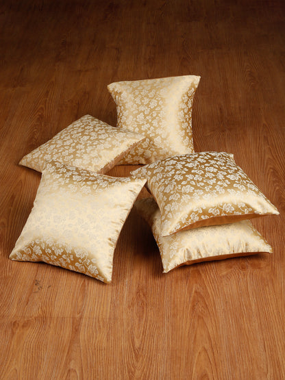 Self Design Jacquard Polyester cushion coverS ( 16 X 16 :: 24 X 24 INCH )