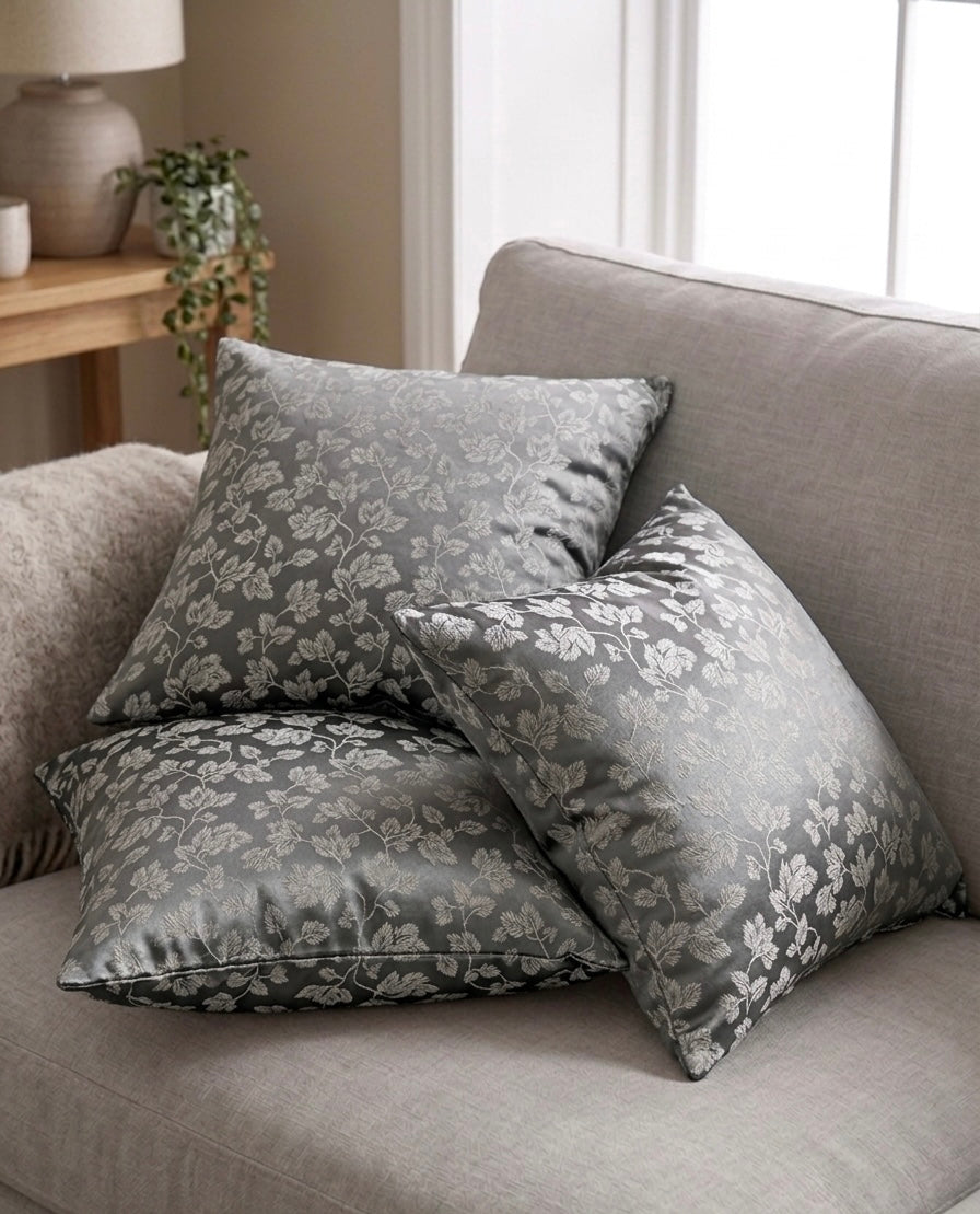 Self Design Jacquard Polyester cushion coverS ( 16 X 16 :: 24 X 24 INCH )