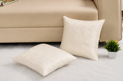 Self Design Jacquard Polyester cushion coverS ( 16 X 16 :: 24 X 24 INCH )