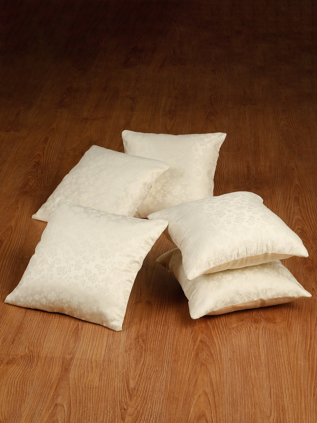 Self Design Jacquard Polyester cushion coverS ( 16 X 16 :: 24 X 24 INCH )
