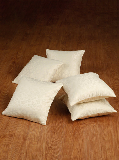 Self Design Jacquard Polyester cushion coverS ( 16 X 16 :: 24 X 24 INCH )