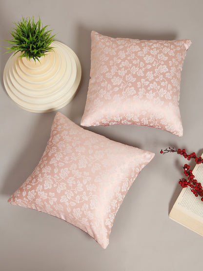 Self Design Jacquard Polyester cushion coverS ( 16 X 16 :: 24 X 24 INCH )