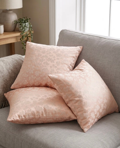 Self Design Jacquard Polyester cushion coverS ( 16 X 16 :: 24 X 24 INCH )