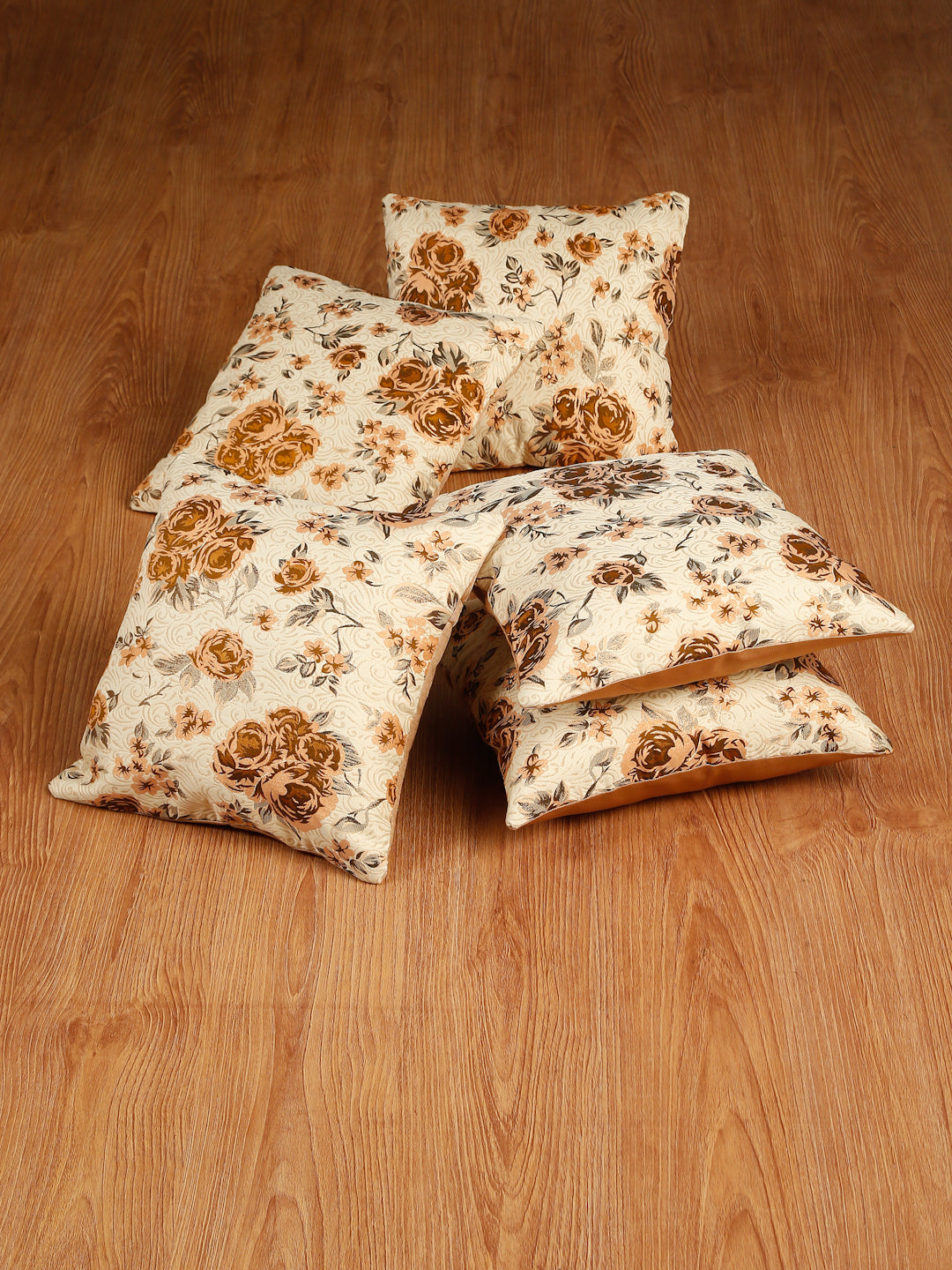 Self Design Jacquard Floral cushion coverS ( 16 X 16 :: 24 X 24 INCH )