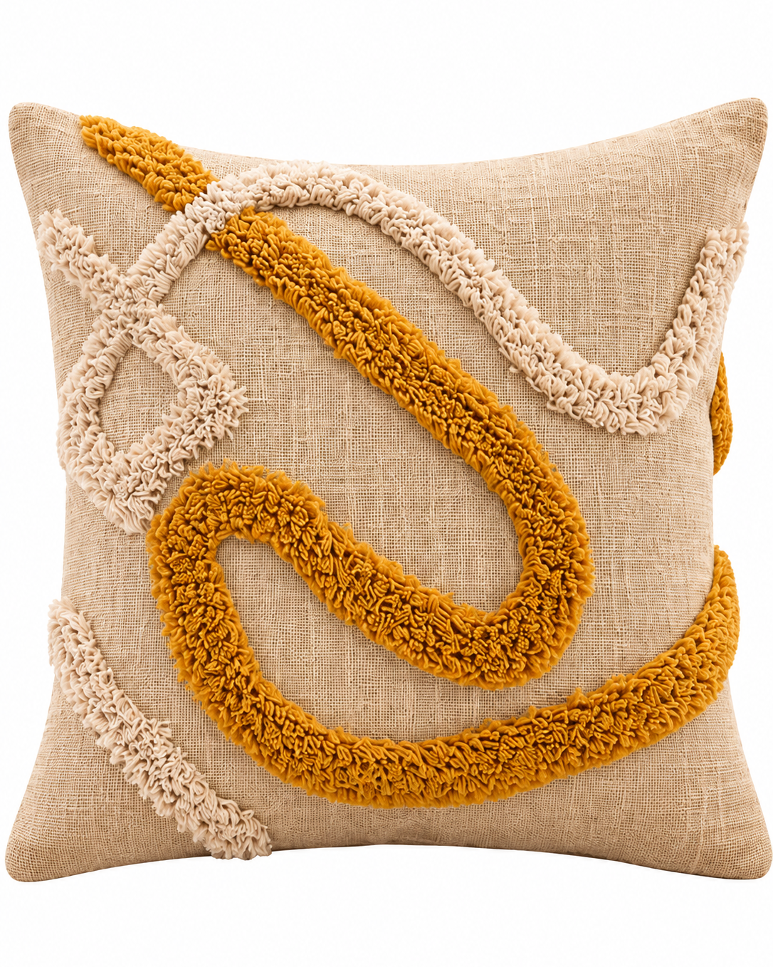 Slub Cotton & Taffeta Cushion Covers 16 x 16 Inch