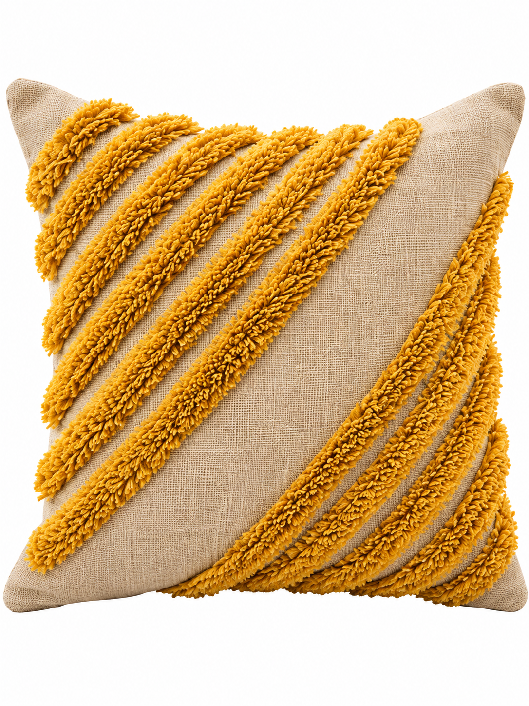 Slub Cotton & Taffeta Cushion Covers 16 x 16 Inch