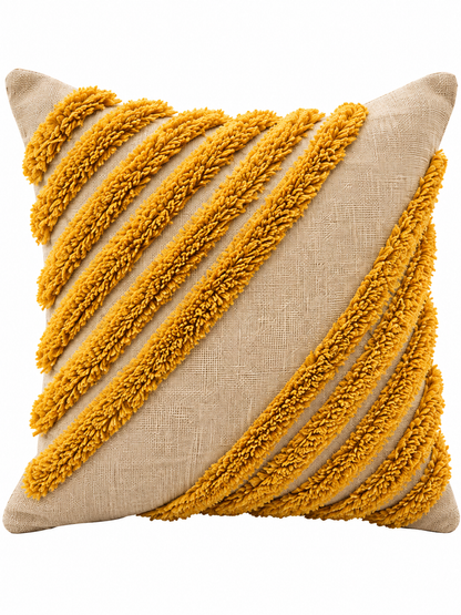 Slub Cotton & Taffeta Cushion Covers 16 x 16 Inch