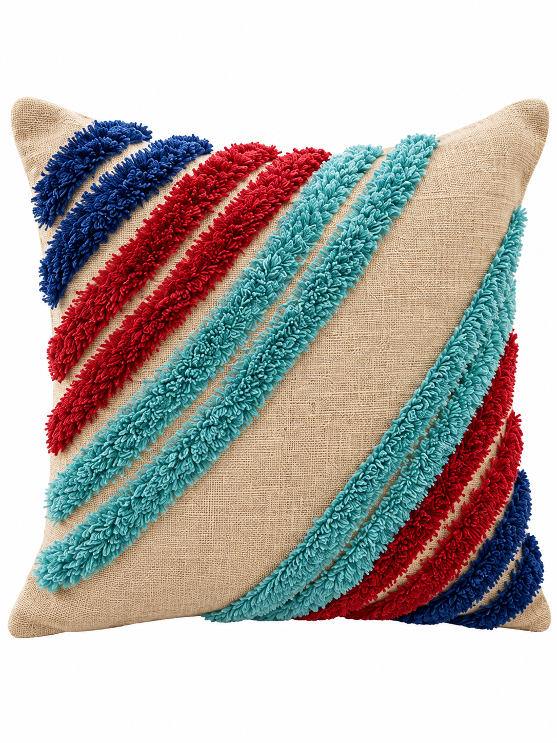 Slub Cotton & Taffeta Cushion Covers 16 x 16 Inch