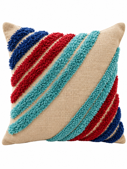 Slub Cotton & Taffeta Cushion Covers 16 x 16 Inch