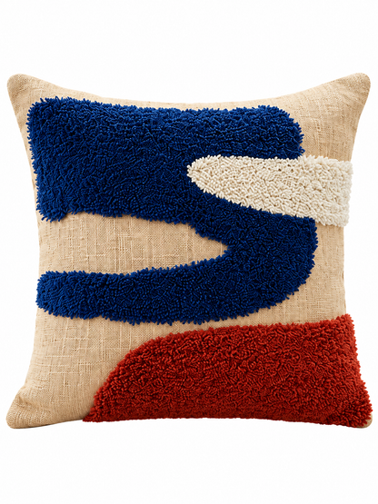 Slub Cotton & Taffeta Cushion Covers 16 x 16 Inch