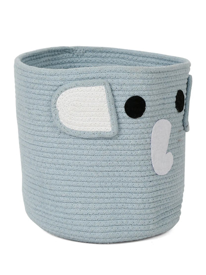 Cute cartoon elephant motif storage hamper