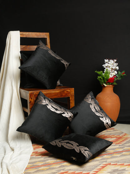 Soft Velvet Foil Printed cushion covers ( 16 x 16 inch )