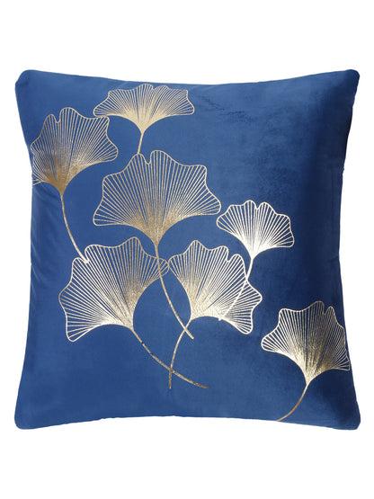 Soft Velvet Golden Foil Printed Cushion Covers ( 16 x 16 inch )