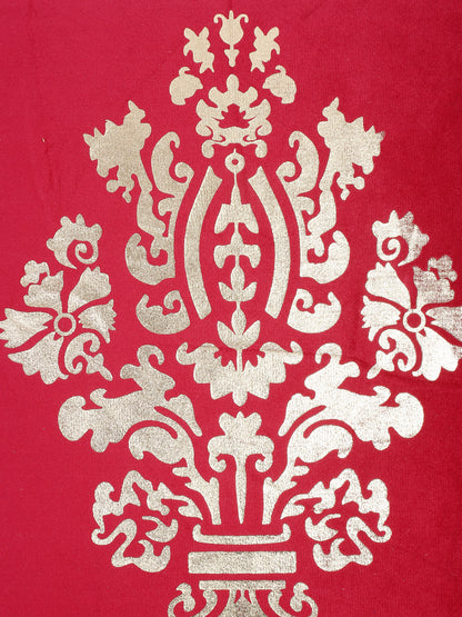 Soft Velvet Golden Foil Printed Cushion Covers ( 16 x 16 inch )